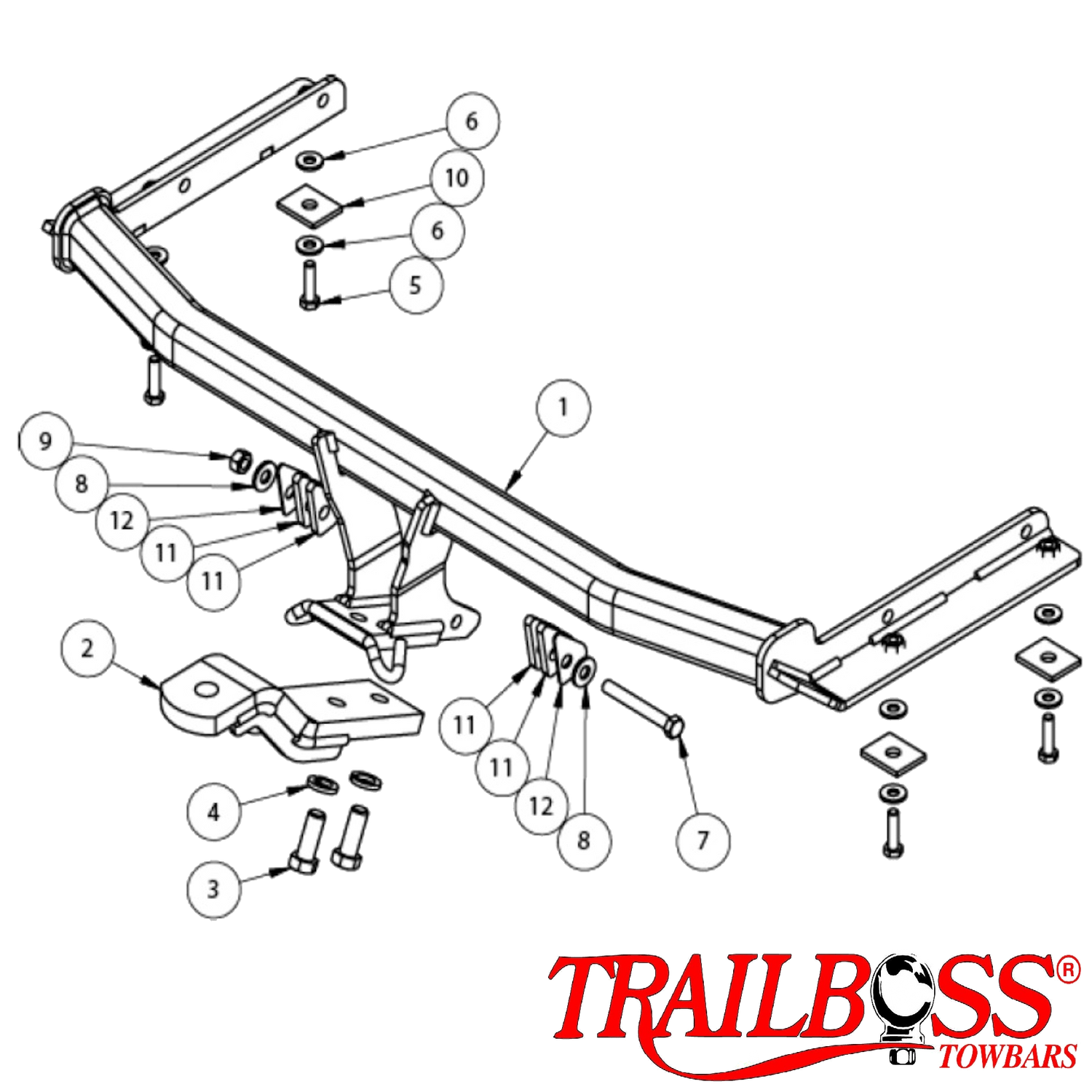 Honda Civic Hatch 06/2012 - 06/2016 - Towbar Kit
