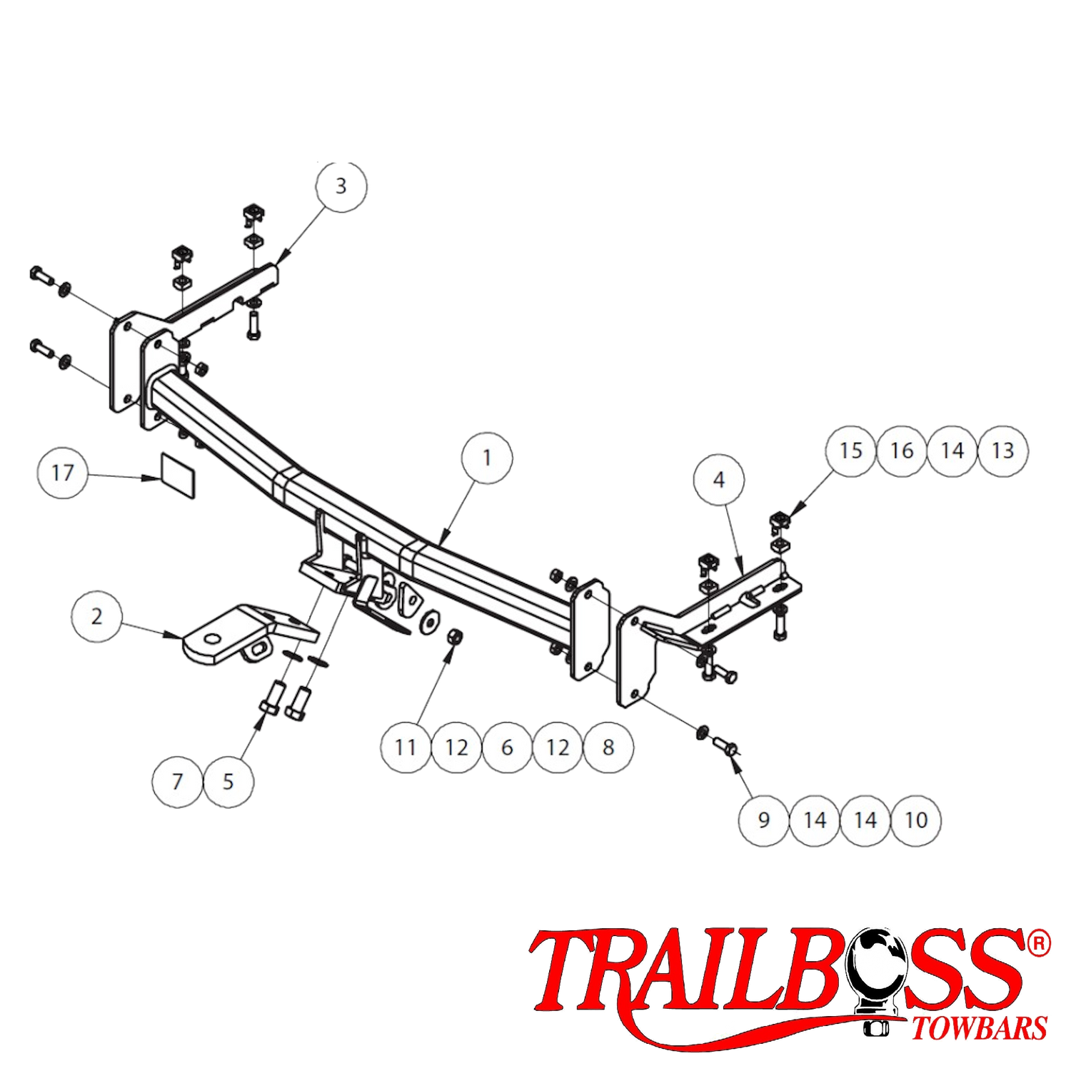 Honda Jazz GF Hatch 08/2014 - 03/2020 - Towbar Kit