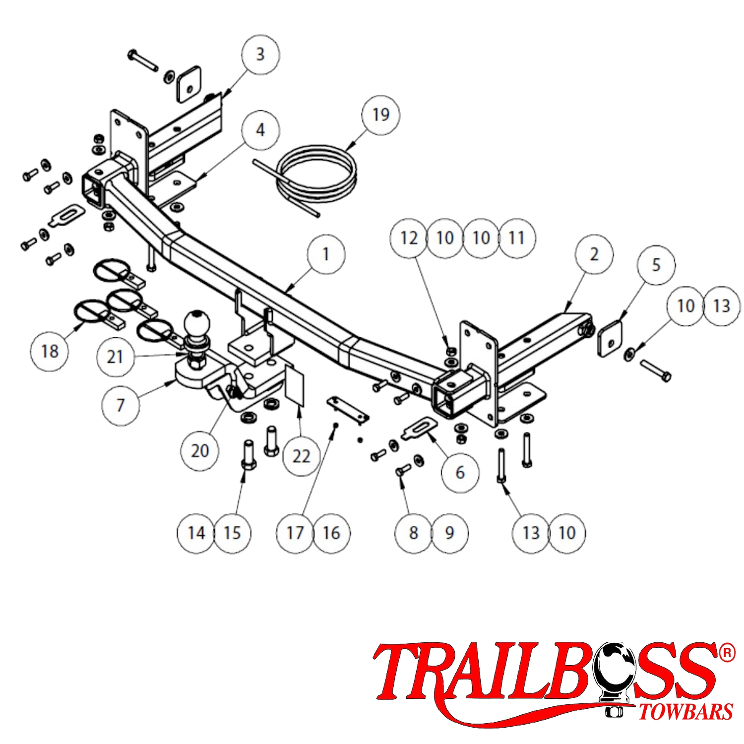 Honda Civic Sedan 07/2016 - 10/2021 - Towbar Kit