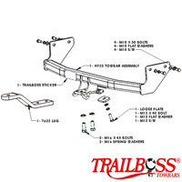 Hyundai Elantra Sedan 07/2006 - 05/2011 - Towbar Kit