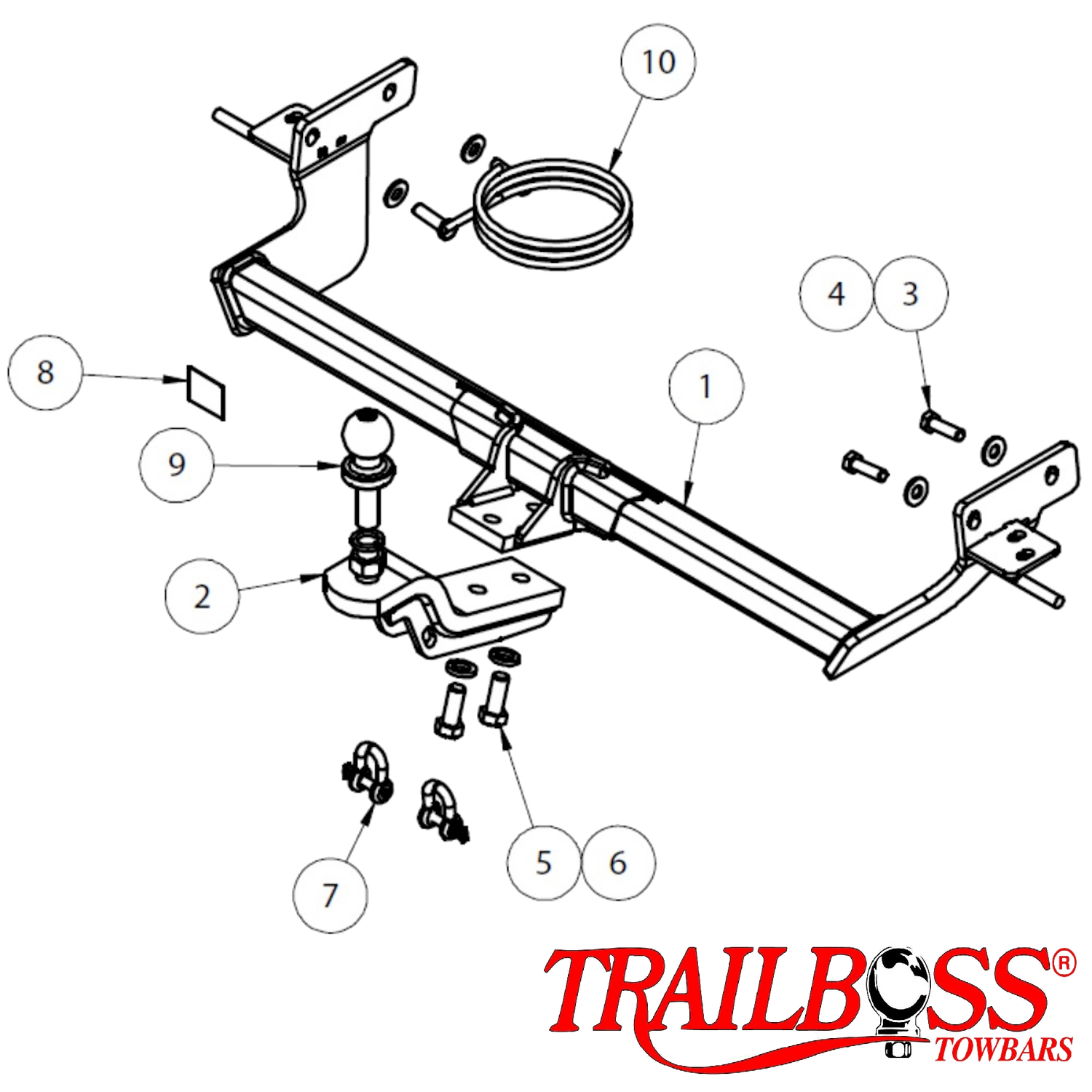 Hyundai Sonata LF Sedan 10/2014 - 12/2020 - Towbar Kit