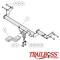 Kia Cerato (SI Only) Sedan 03/2009 - 07/2013 - Towbar Kit