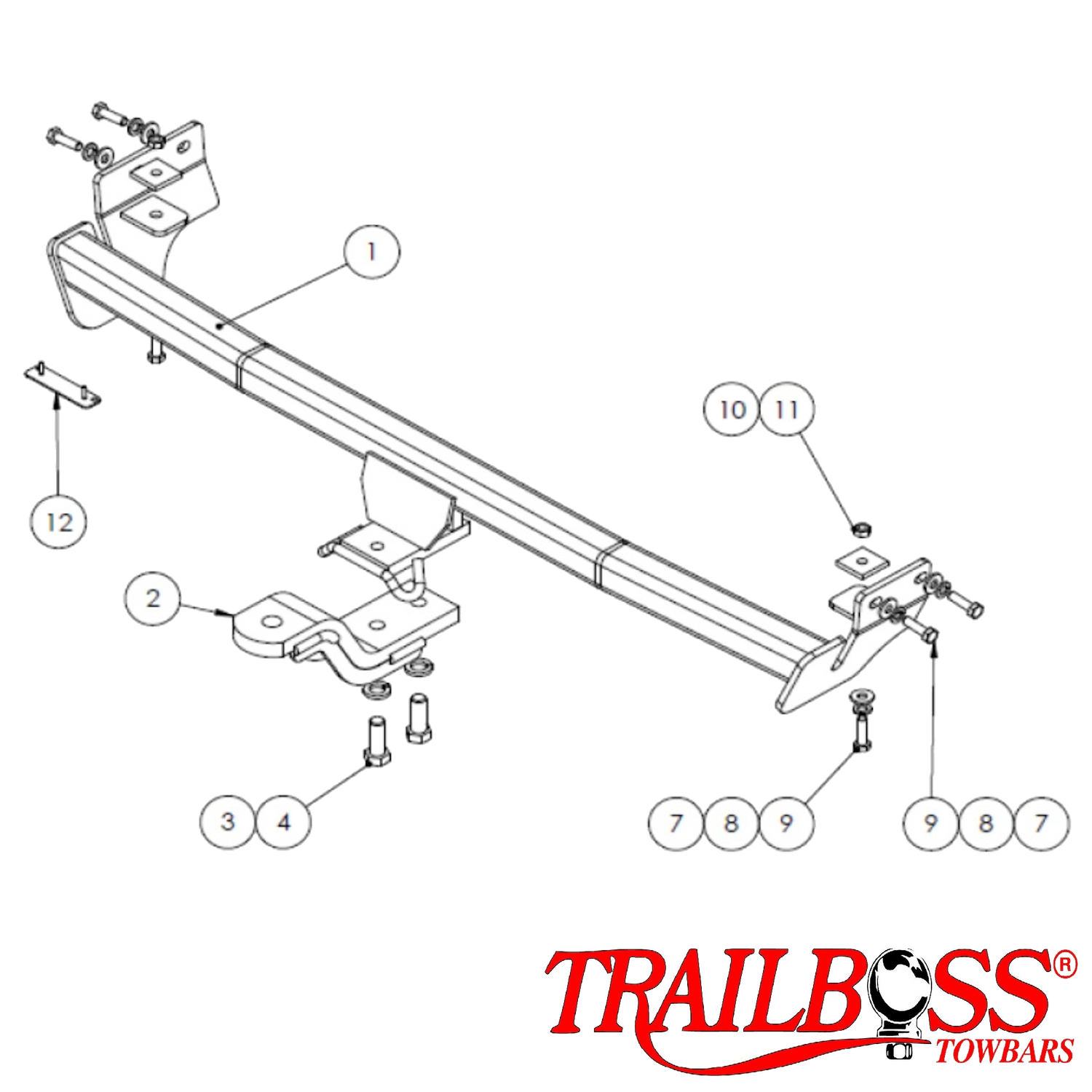 Kia Cerato SLI Sedan 03/2009 - 07/2013 - Towbar Kit
