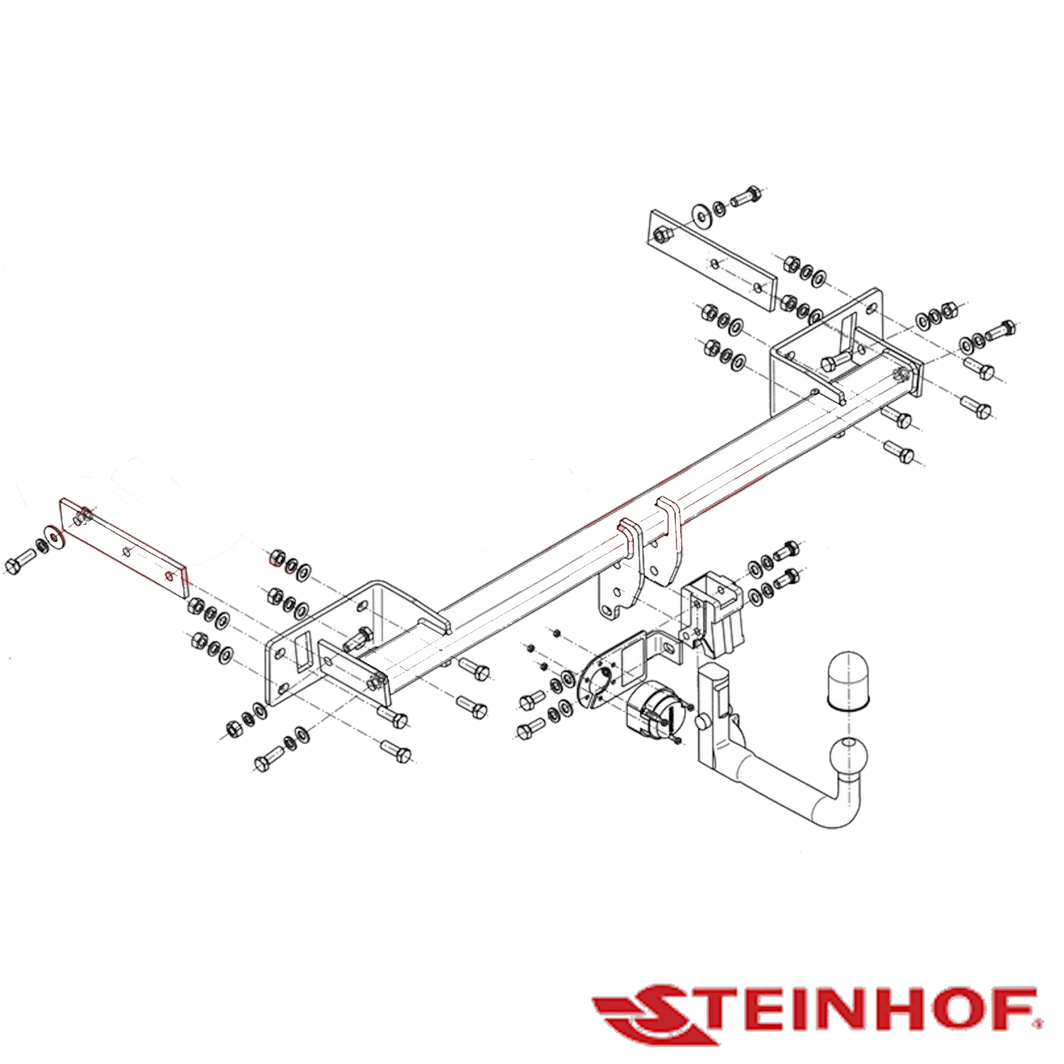 Mercedes-Benz GLA X156 SUV 04/2014 - 01/2020 - Towbar Kit