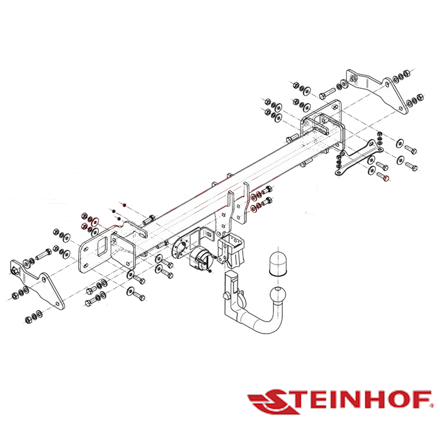 Mercedes-Benz C Class W205 Sedan 03/2014 - On (Not AMG) - Towbar Kit