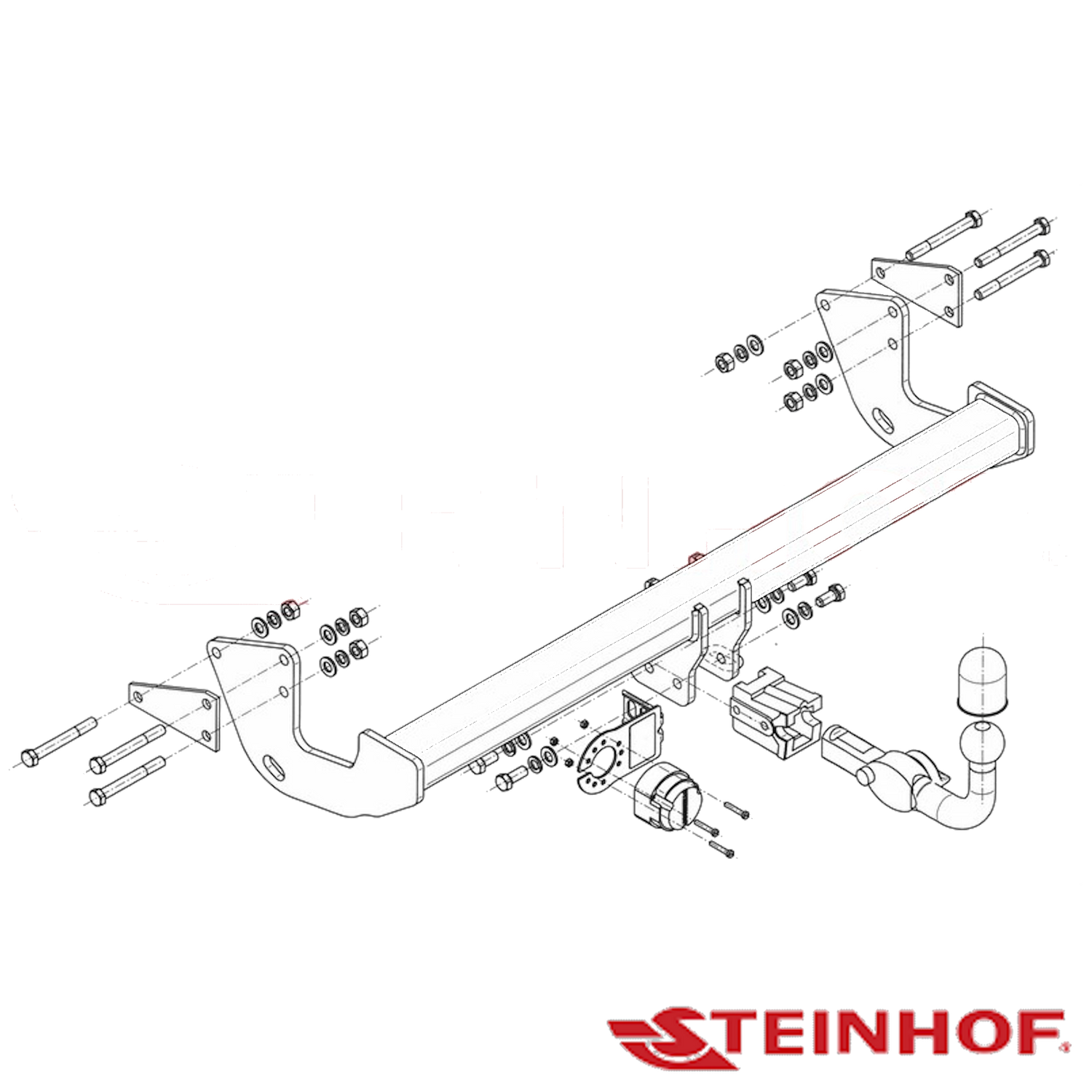 Mercedes-Benz V Class & Valente W447 Van 04/2015 - On  - Towbar Kit