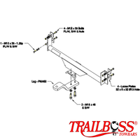 Ford Telstar Sedan 11/1991 - 12/1996 - Towbar Kit