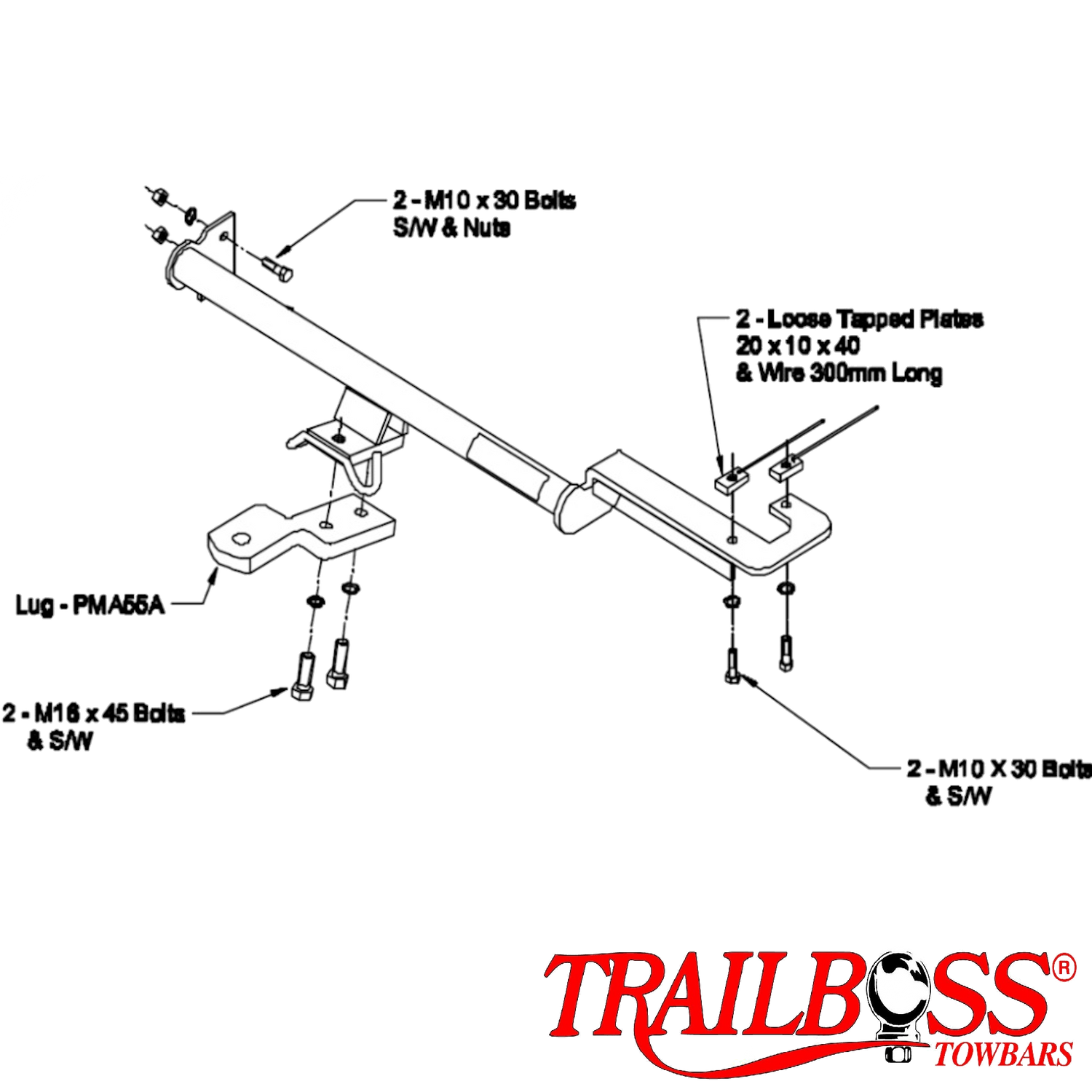 Mazda 323 Astina Hatch 08/1994 - 08/1998 - Towbar Kit