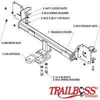 Mazda 3 Hatch (Not SP or MPS) 06/2003 - 03/2009 - Towbar Kit