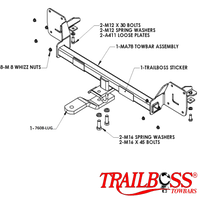 Mazda 3 Sedan (Not SP or MPS) 06/2003 - 03/2009 - Towbar Kit