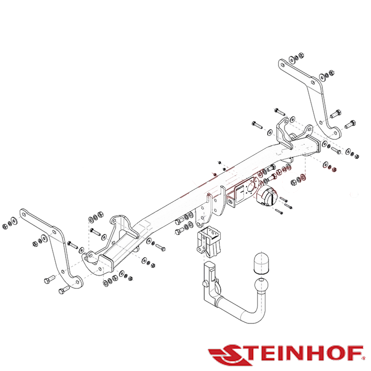 Peugeot 5008 SUV 05/2017 - 08/2024 - Towbar Kit