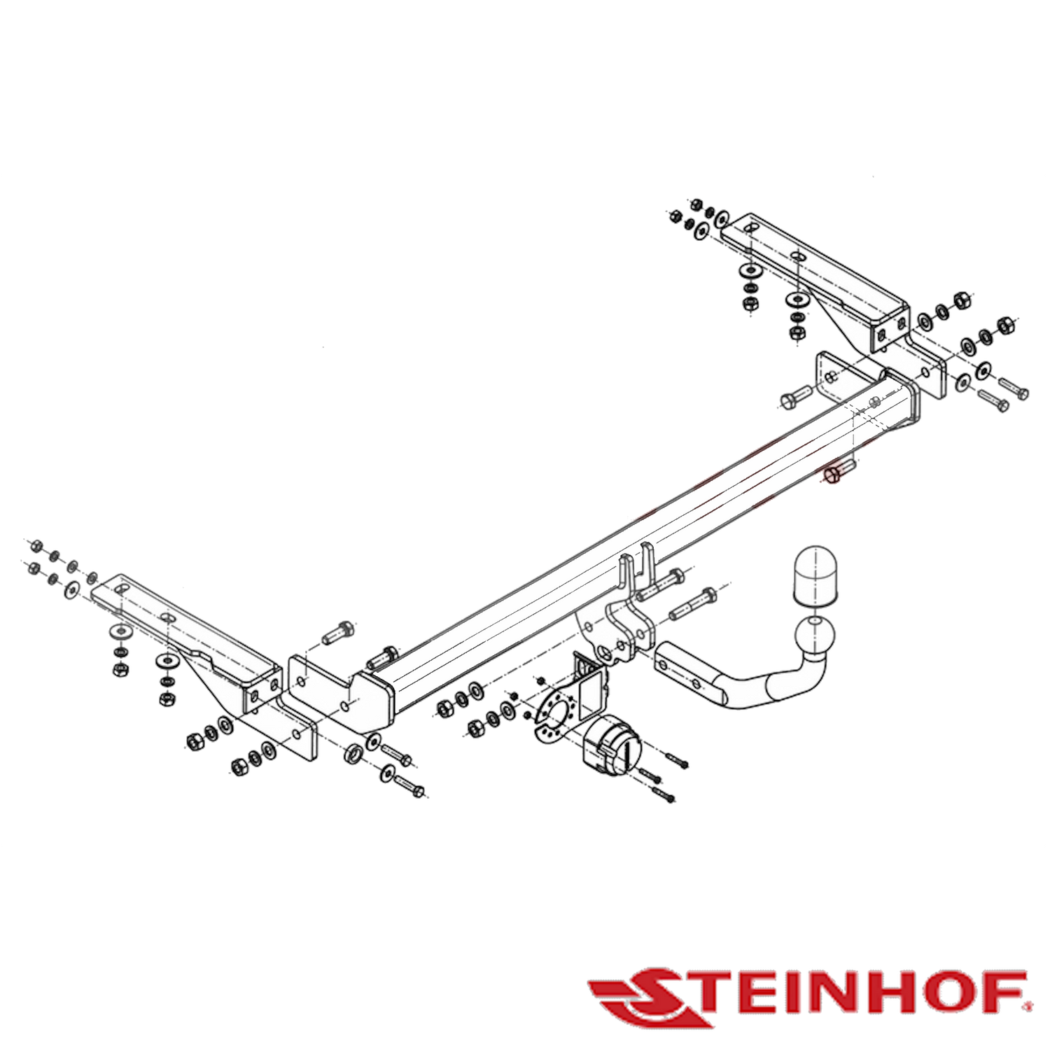 Peugeot 308 Hatch 02/2011 - 01/2014 (Facelift Model) - Towbar Kit