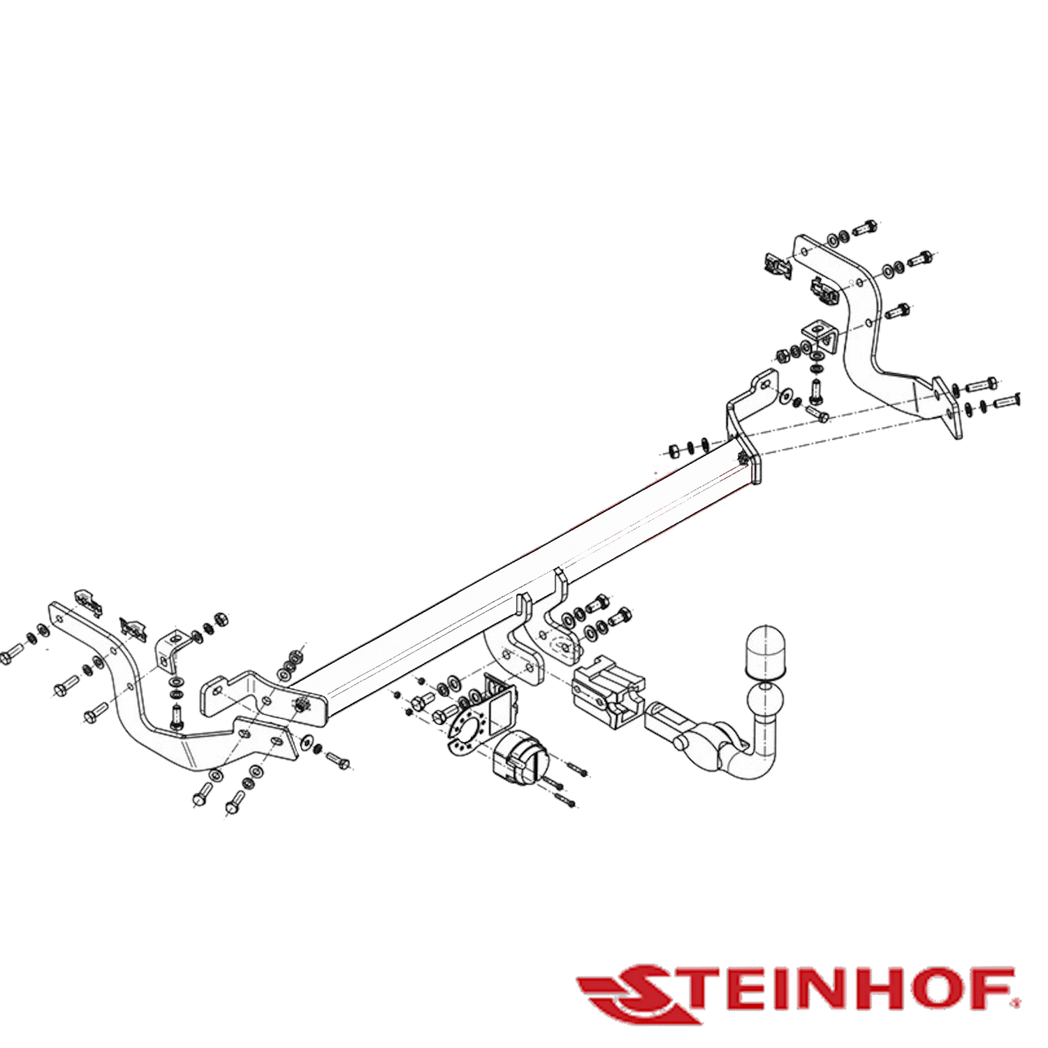 Peugeot 2008 SUV 10/2013 - 12/2019 - Towbar Kit