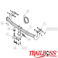 Peugeot 208 5 Door Hatch 09/2012 - 12/2018 - Towbar Kit