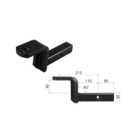 50mm Ballmount - 65mm raise or drop