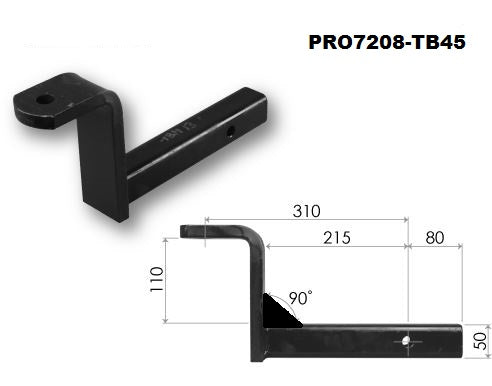 Towball Mount - 100mm raise or drop