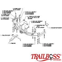 Toyota LandCruiser 100 Series (With RFS) SUV 03/1998 - 10/2007 - Towbar Kit
