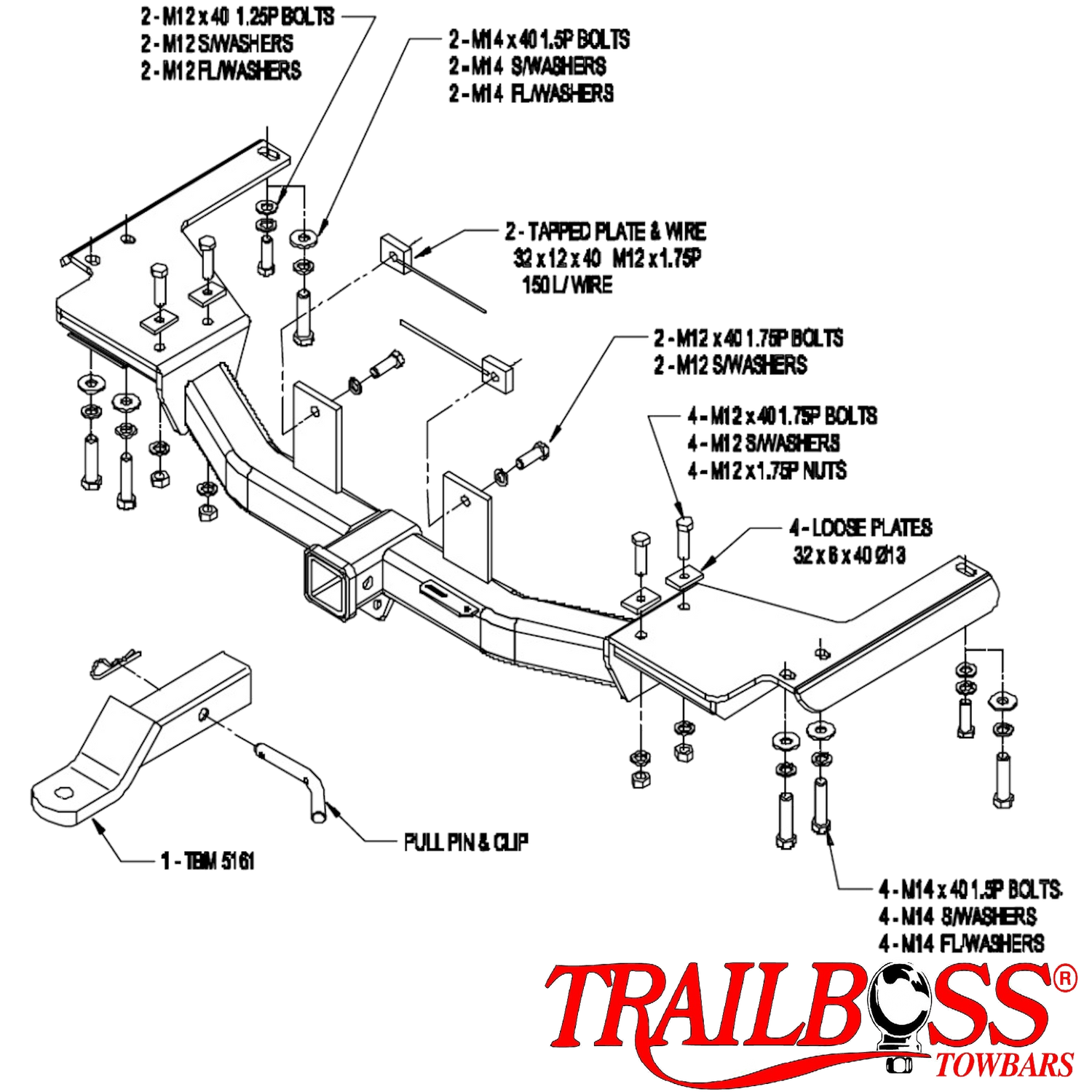 Lexus LX470 SUV 03/1998 - 12/2007 - Towbar Kit