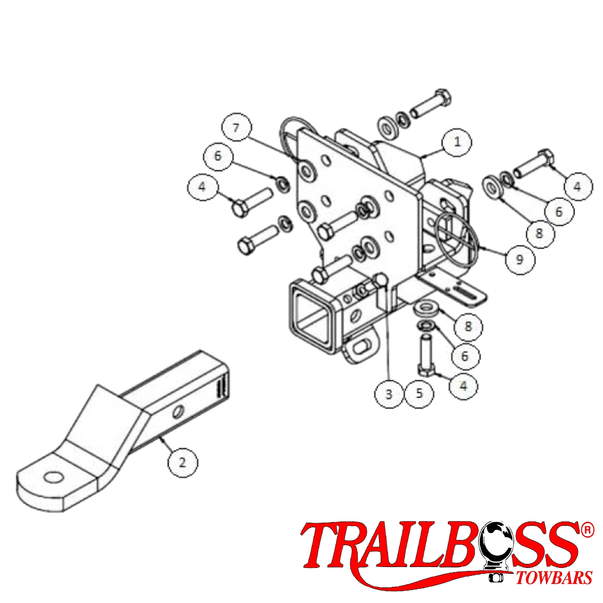 Toyota FJ Cruiser SUV 03/2011 - 12/2016 - Towbar Kit