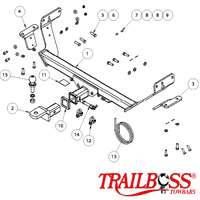 Toyota HiAce LWB Van 04/2005 - 02/2019 (Not SLWB) - Towbar Kit