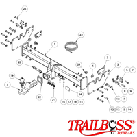 Toyota LandCruiser 79 Series Cab Chassis 08/2012 - On - Towbar Kit
