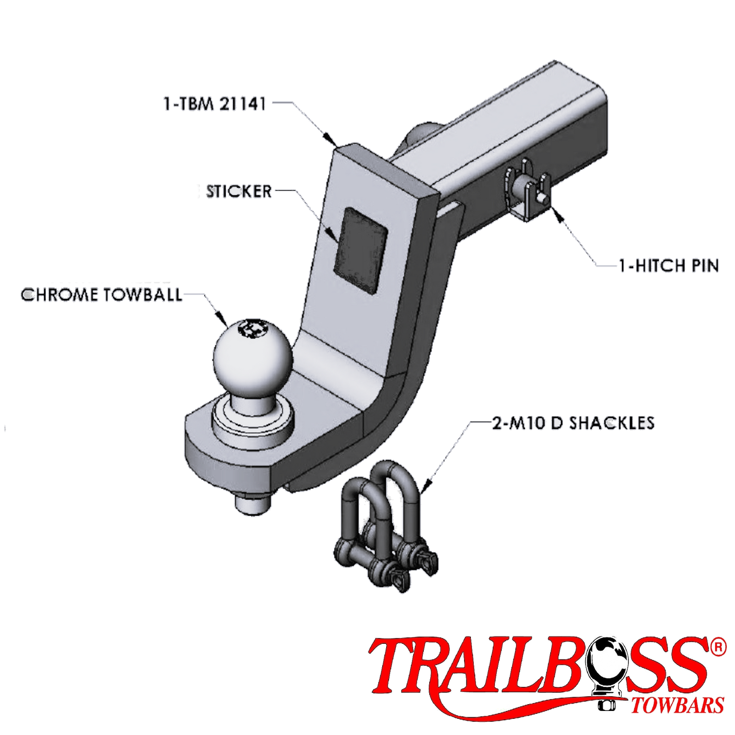 Lexus LX570 SUV 09/2009 - 12/2021 - Towbar Kit