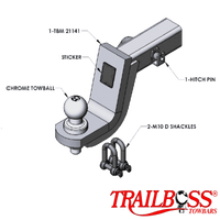 Lexus LX570 SUV 09/2009 - 12/2021 - Towbar Kit