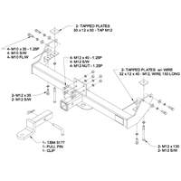 Toyota LandCruiser 79 Series Cab Chassis 01/2007 - 07/2012 - Towbar Kit