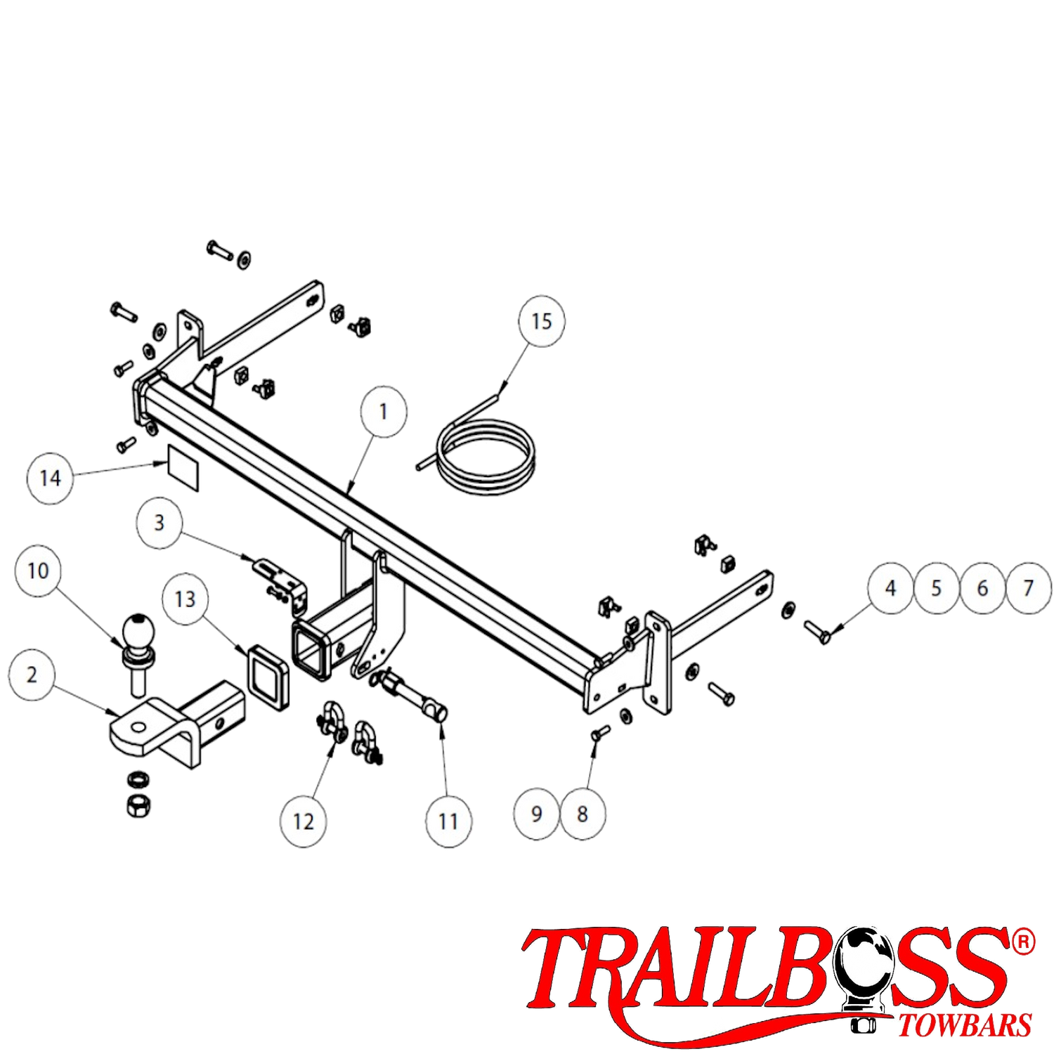 Audi A3 (Inc S Line) Sedan 05/2013 - 09/2021 - Towbar Kit
