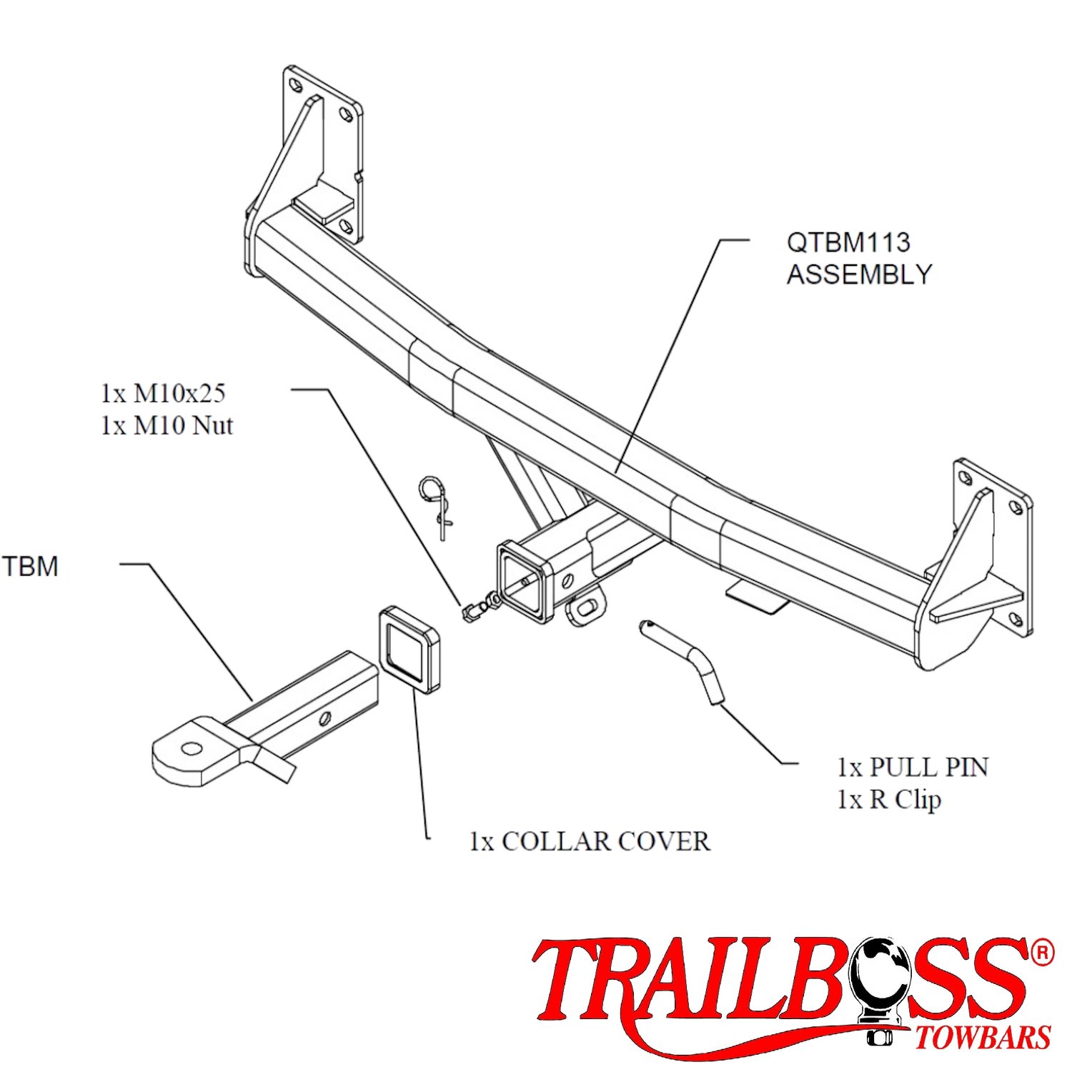 BMW X5 E70 SUV 04/2007 - 12/2010 - Towbar Kit