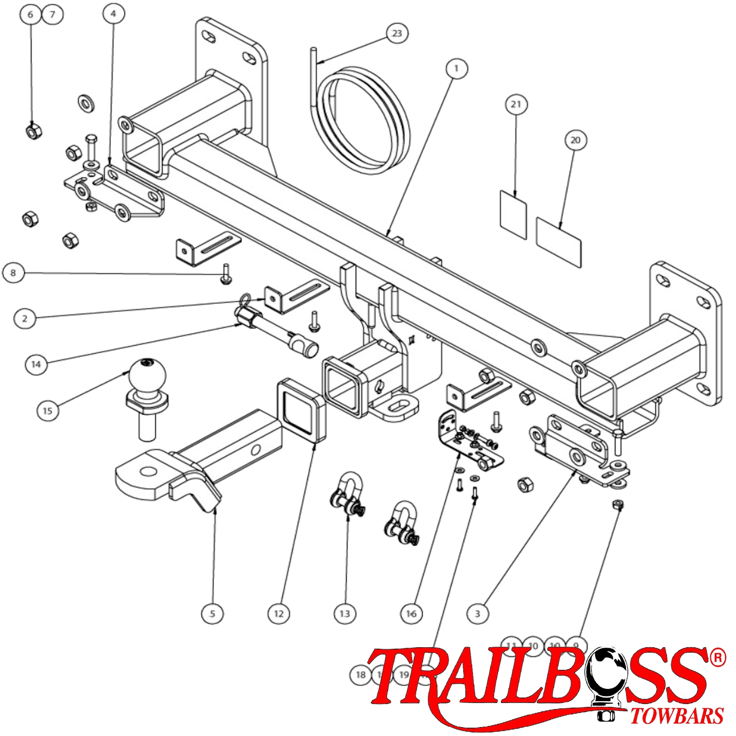 BMW X6 G06 SUV 09/2019 -11/2023 - Towbar Kit