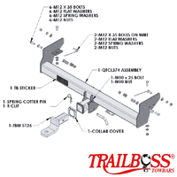 Mitsubishi Triton 2wd & 4wd Single Cab Cab Chassis No Bumper 08/2006 - 09/2009 - Towbar Kit