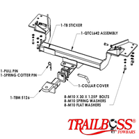 Mitsubishi 380 Sedan 10/2005 - 04/2008 - Towbar Kit