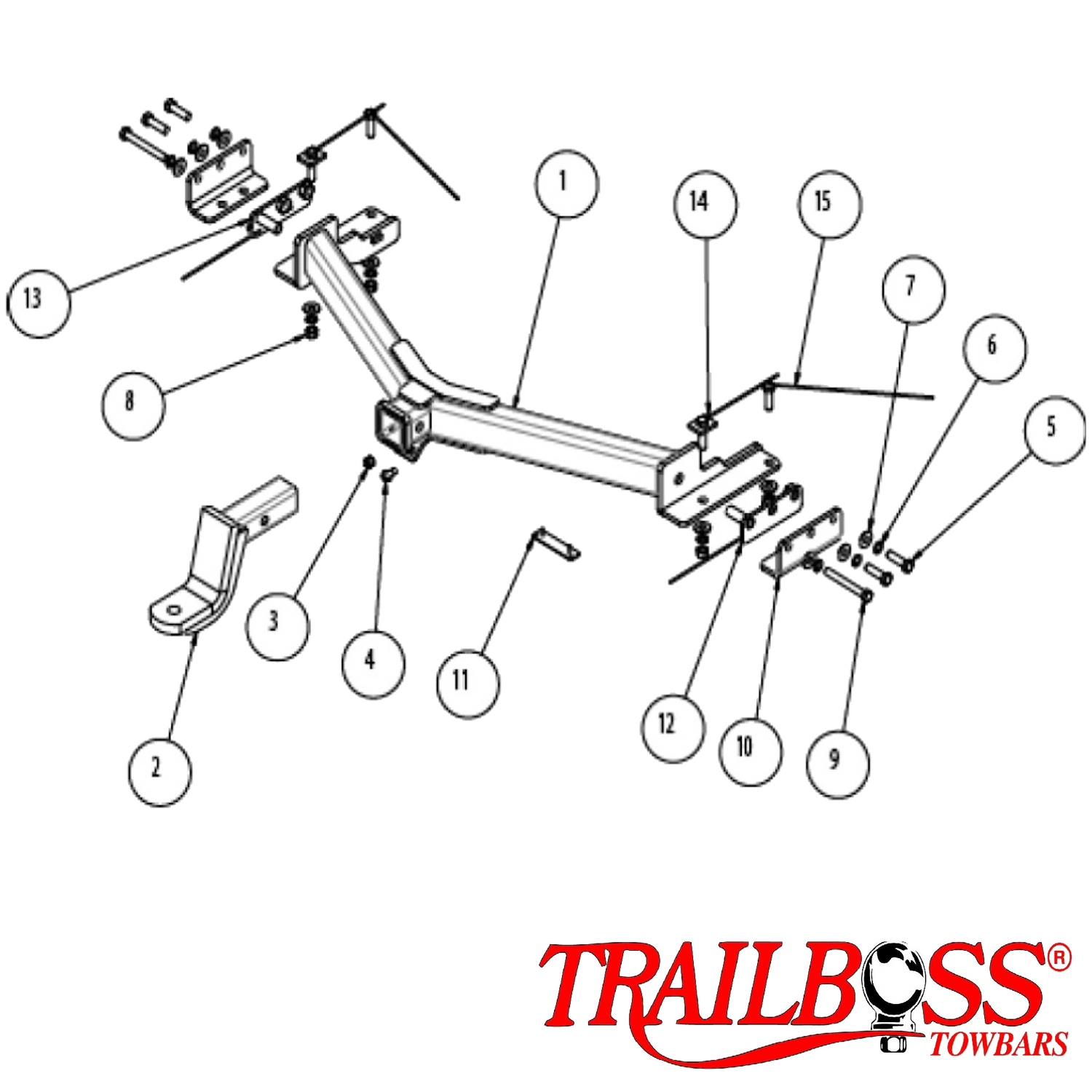 Mitsubishi Challenger SUV 12/2009 - 12/2015 - Towbar Kit