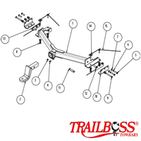 Mitsubishi Challenger SUV 12/2009 - 12/2015 - Towbar Kit