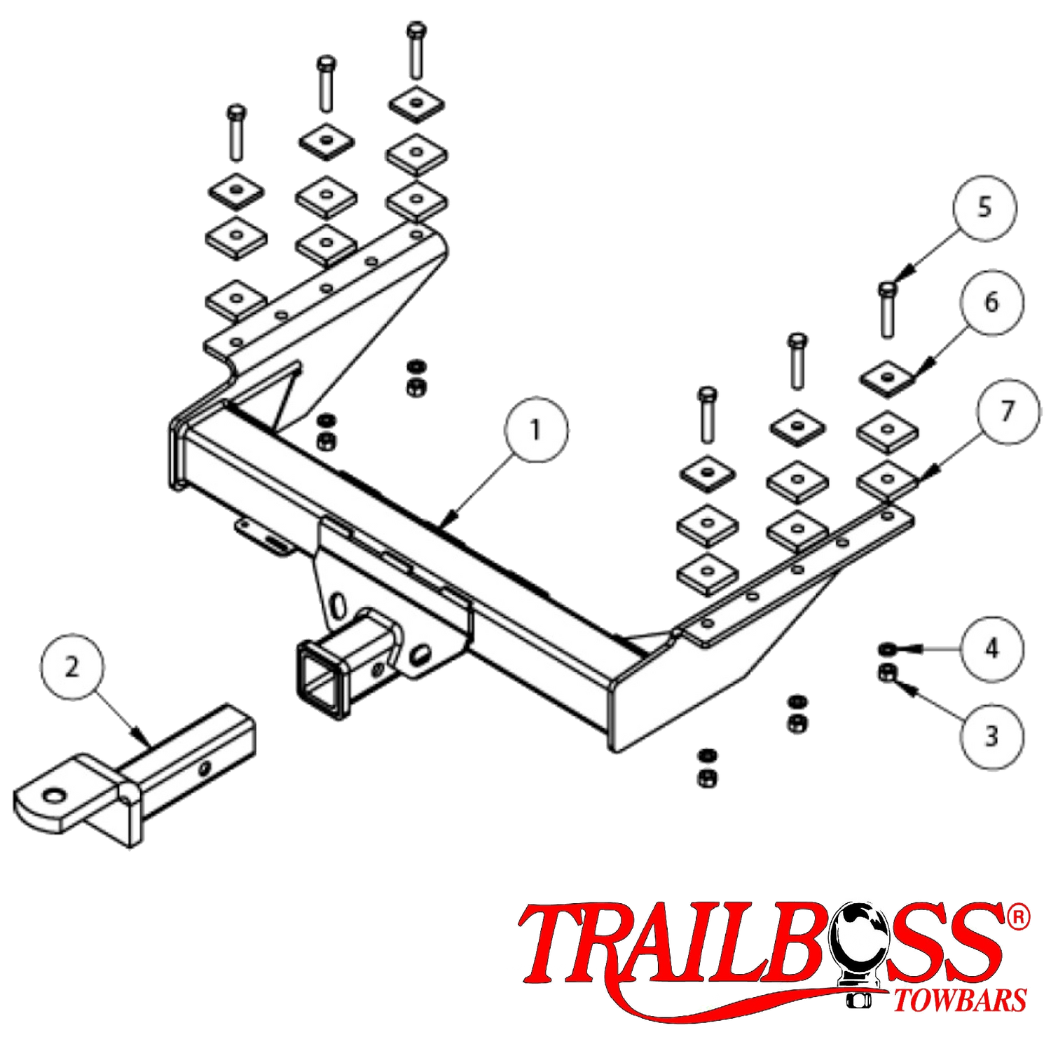 Mitsubishi Rosa Bus 01/2012 - 06/2018 - Towbar Kit