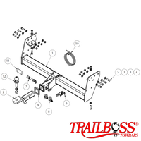 Mitsubishi Triton 2wd & 4wd Styleside Tub Body With Bumper 05/2015 - 10/2018 - Towbar Kit