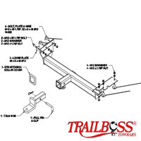 Nissan X-Trail T30 SUV 10/2001 - 09/2007 - Towbar Kit
