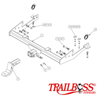 Nissan Pathfinder 550 SUV 10/2010 - 10/2013 - Towbar Kit