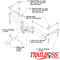 Nissan Patrol GU, Y60, Y61 SUV 01/1998 - 12/2012 - Towbar Kit