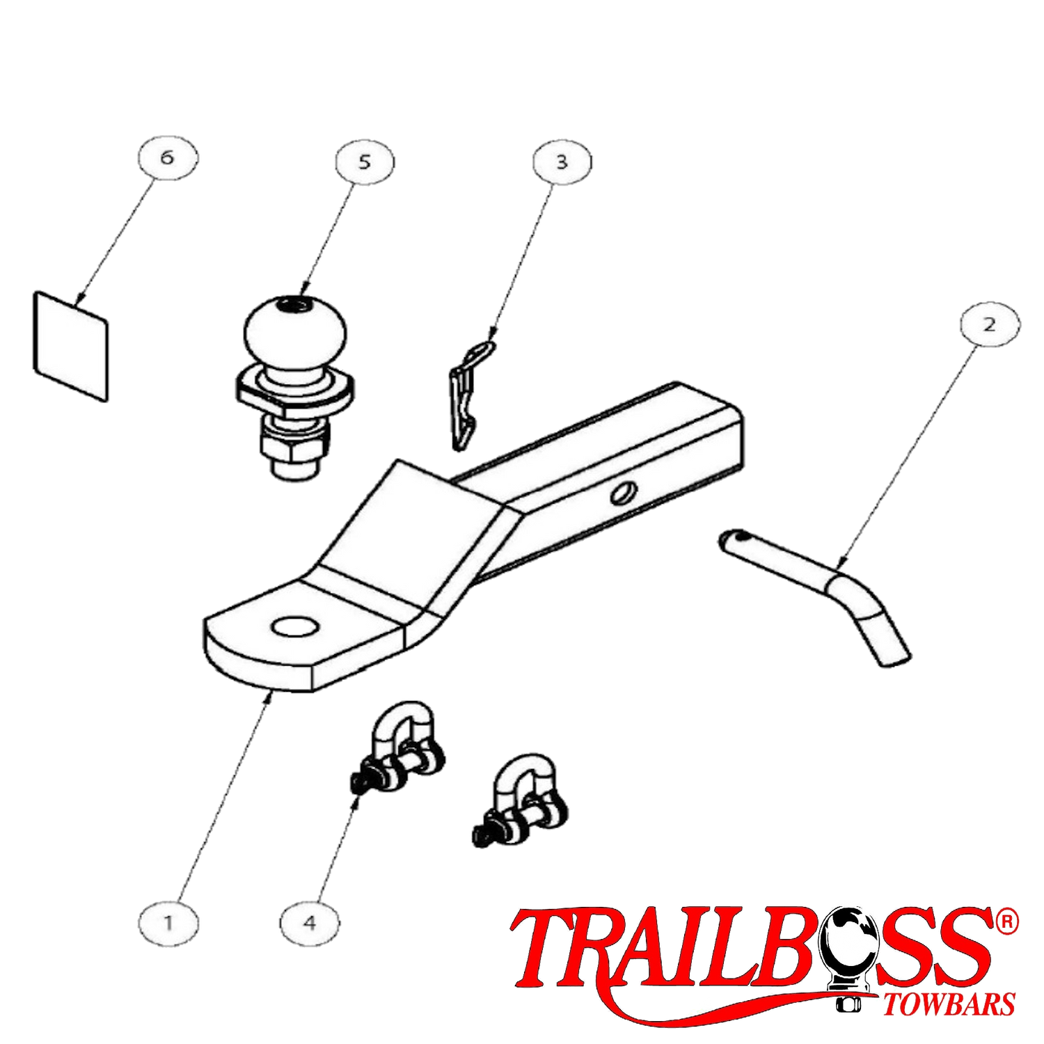 Ford Endura SUV 10/2018 - 12/2019 (For vehicles with existing factory towbar) - Towbar Kit