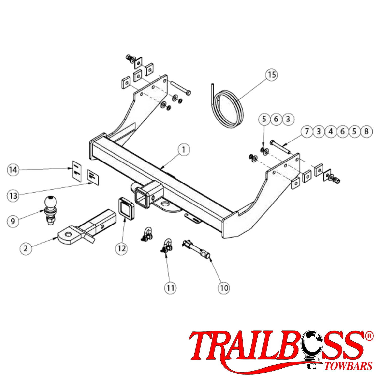 Ford Transit Van & Bus 11/2000 - 01/2014 - Towbar Kit