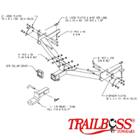 Ford Falcon XH Panel Van 04/1996 - 06/1999 - Towbar Kit