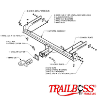 Ford Falcon BA BF (Inc XR6 & XR8) Sedan 10/2002 - 05/2008 - Towbar Kit