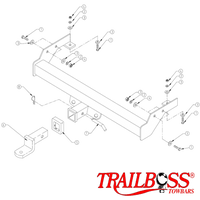 Holden Rodeo (Not Sports) Tub Body 01/1981 - 02/2003 - Towbar Kit