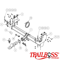 Isuzu D-Max TF 2wd & 4wd Tub Body With Bumper 06/2012 - 07/2020 - Towbar Kit