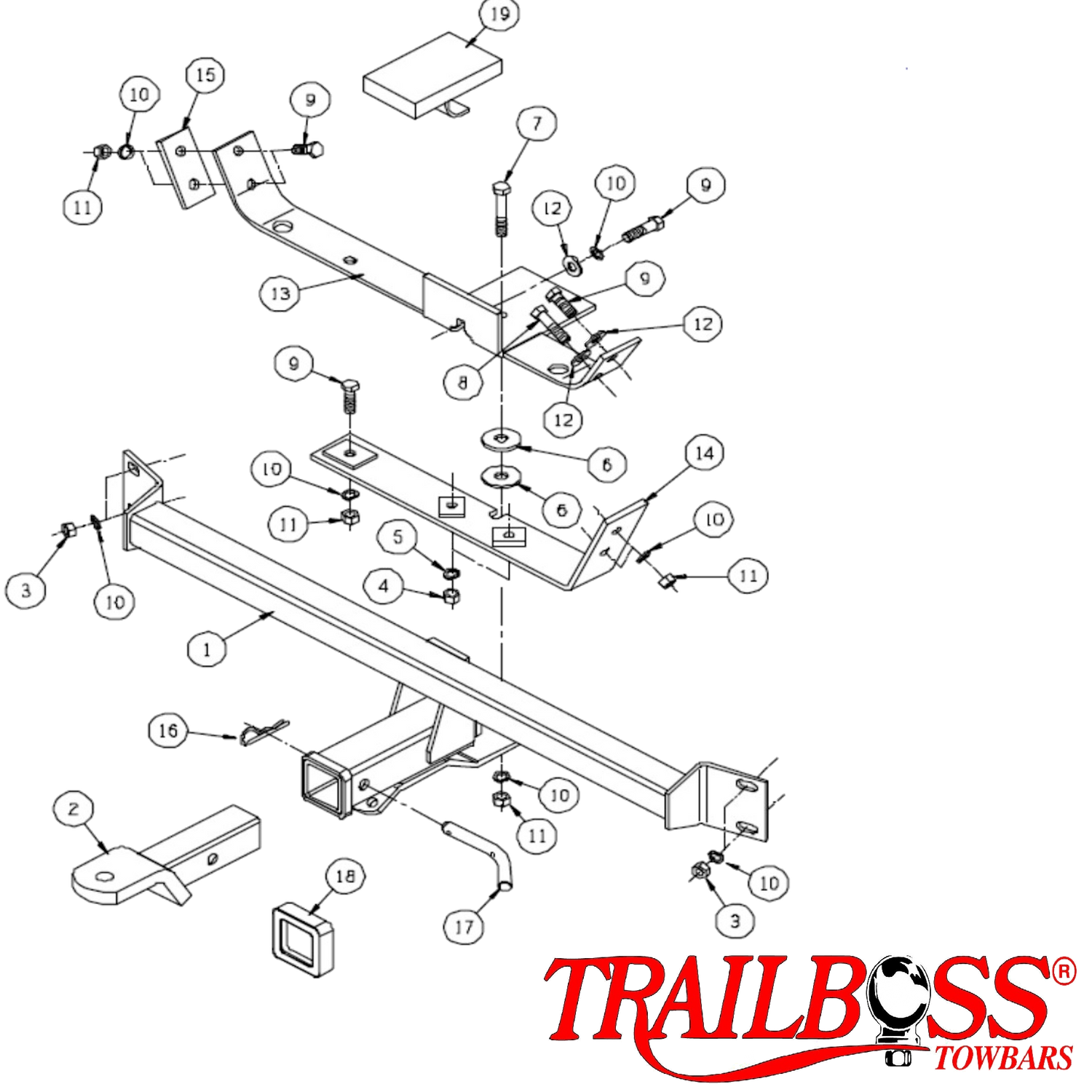 Holden Adventra Wagon 10/2002 - 07/2006 - Towbar Kit