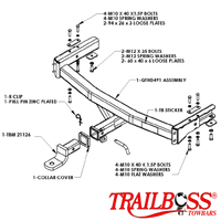 Holden Commodore VE Sedan 08/2006 - 04/2013 (Inc SS) - Towbar Kit