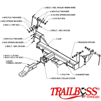 Holden Crewman Tub Body 10/2003 - 08/2007 - Towbar Kit