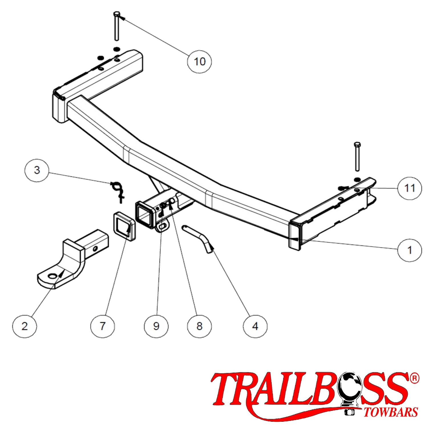 Holden Commodore VE Wagon 07/2008 - 04/2013 - Towbar Kit